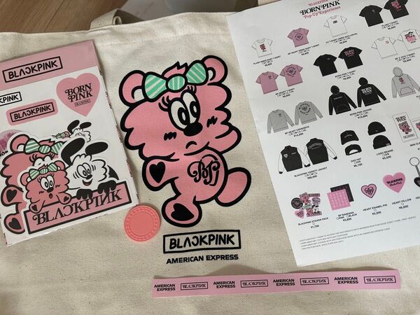 5点★新品・非売品 即日発送★BLACKPINK BORN PINK トートバッグ&ステッカー