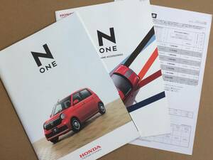 (棚2-6) カタログ ホンダ N-ONE 2020年11月 アクセサリー 価格表付き NONE