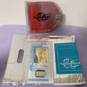 パラサイト・イヴ テレフォンカード 50度数 未使用 CD case セット 1998 スクウェア parasite eve PE 限定 アヤ Aya 限定 テレカszpz