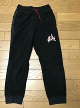 JORDAN KID’S FLEECE PANTS size-S/128-140cm(平置き27股下57) 中古(美品) 送料無料 NCNR_画像1