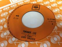 Gary Walker★中古7’シングル国内盤「ゲイリー・ウォーカー～トゥインキー・リー」_画像3