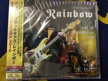 Richie Blackmore's Rainbow★未開封2CD国内盤「リッチー・ブラックモアズ・レインボー～ライヴ・イン・バーミンガム2016」_画像1