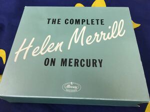 Helen Merrill★中古4CD国内盤外箱付「ヘレン・メリル～コンプリート・ヘレン・メリル・オン・マーキュリー」