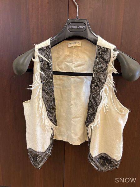 ジャーナルスタンダード ベスト ジレ ビーズ MES DEMOISELLES PARIS メドモワゼル