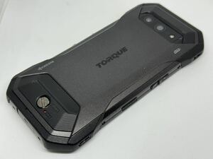 動作確認済み 京セラ TORQUE 5G KYG01 ブラック タフネススマホ SIMフリー SIMロック解除済み 耐衝撃 動作OK KYOCERA トルク MILスペック