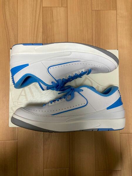 【美品】Nike Air Jordan2 Retro Low "University Blue"DV9956-104 28.0cm