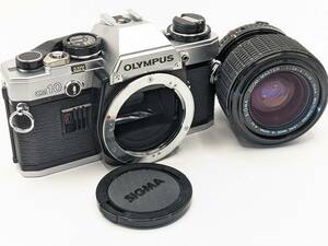 ★美品 / 動作確認済み★ オリンパス OLYMPUS OM-10 シルバー + SIGMA ZOOM- MASTER 2.8-4 35-70mm レンズセット #1303