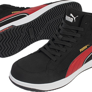 新品 PUMA プーマ 安全靴 AIRTWIST 2.0 BLACK MID 63.210.0 26.0cm エアツイスト2.0 ブラック ミッドの画像1