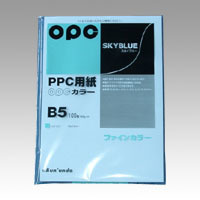 4902681773272 ファインカラーＰＰＣ　Ｂ5　100枚入 ＰＣ関連用品 ＯＡ用紙 コピー用紙（カラー用紙） 文運堂 カラー327 スカイフ