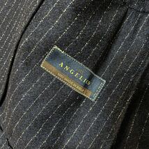 超美品THE SUIT COMPANY 【名門ANGELICO生地】ウールジャージ セットアップスーツ 170-6D(S〜Mサイズ)/ breganze スーツカンパニー_画像5