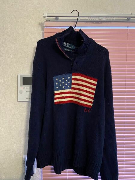 Polo ラルフローレン Ralph Lauren 国旗ニット セーター