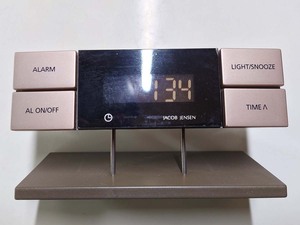 JACOB JENSEN ヤコブイェンセン Alarm clock アラームクロック＋WEATHERSTATION STAND ウェザーステーション専用スタンド 時計