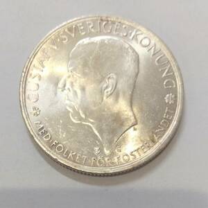 【4661A60】スウェーデン 1935年 5クローナ銀貨 グスタフ5世 銀貨 ヨーロッパ コイン 希少 レア シルバー SILVER 外国銭 古銭 硬貨