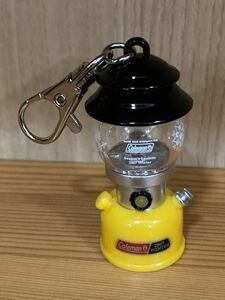 未使用 Coleman ランタン ミニチュア フィギュア コールマン LED ランプ レトロ キーホルダー 新品