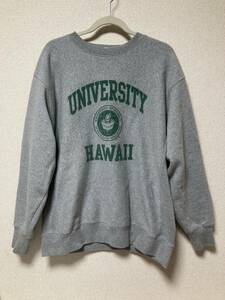 ライセンス品 HAWAI'I University of Hawaii リバースウィーブ スウェット サイズXXL ハワイ カレッジ ロゴ アメカジ 