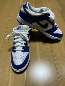 【美品】Nike Dunk Low SP Varsity Royal/Kentuckyナイキ ダンク ロー SP バーシティロイヤル/ケンタッキー 青白#ドジャースカラー