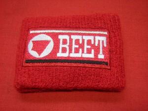 即決 BEET JAPAN リストバンド 赤 新品 ビート ジャパン レッド RED