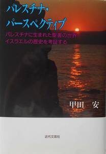 甲田安★パレスチナ・パースペクティブ パレスチナに生まれた聖書の世界 イスラエルの歴史を考証する 1996年刊