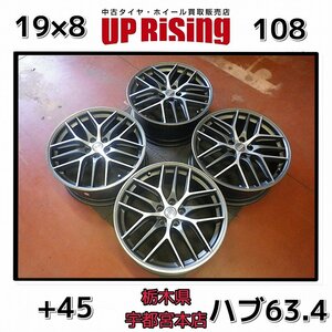 BBS ビービーエス CC-R 19×8J PCD108 5H +45 ハブ63.4♪ホイールのみ4本販売♪店頭受け取り/作業大歓迎♪ボルボに♪R602W77