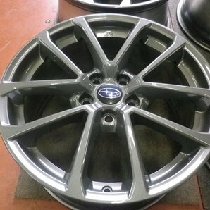 SUBARU(スバル) WRX S4純正! 18×8.5J PCD114.3 5H +55 ハブ56♪WRXに♪ガンメタ再塗装♪ホイールのみ4本♪店頭受取歓迎♪R602W17の画像8