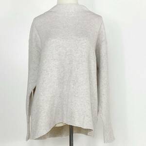 Z0892 美品 UNIQLO ユニクロ レディース ハイネック ニットセーター XLサイズ シンプルコーデ 万能 カジュアル かわいい お洒落 USED 古着