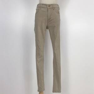 Z1116 earth music & ecology Earth Music and ecology lady's stretch pants strut cotton S size USED old clothes 