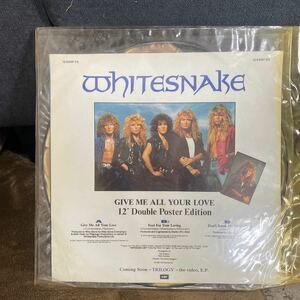 LPレコード★洋楽★ WHITESNAKE★GIVE ME ALL YOUR LOVE'12'Double Poster Edition★レコード大量出品中★まとめ買いがお得