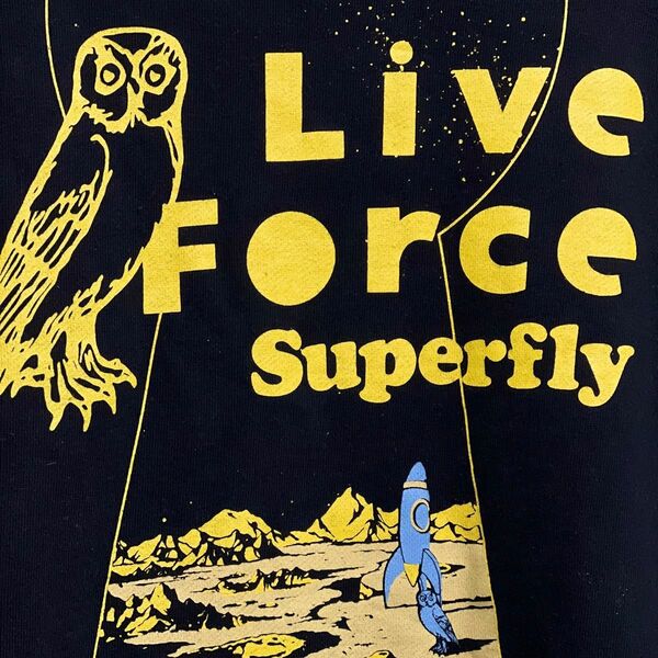 ★美品★Superfly Live Force スウェット パーカー Mサイズ スーパーフライ ボタン