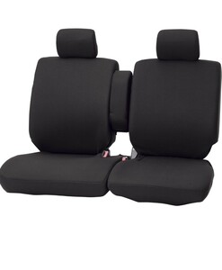 y022813ebon foam seat cover light car front 2 sheets the back side full cover black 4055-59BK