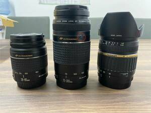 【1円スタート】Canon キャノン EF 28-80mm F3.5-5.6 75-300mm 1:4-5.6 TAMRON AF 18-200mm F3.5-6.3 XR Di II MACRO Canon用　現状品