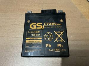 【中古】　GSユアサ　二輪車用鉛バッテリー　GTZ8V　ベトナム製