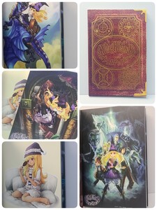 グリムグリモア ポストカードブック 「PS2ソフト グリムグリモア」 早期購入特典 イラスト 神谷 前納 魔道書 グッズ アニメ ゲーム