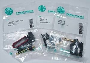 Neutrik Plugs 3pcs. 1/4"フォンプラグ・コネクター /アングル