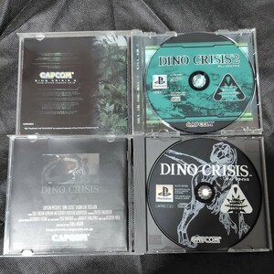 PSソフト 名作 ディノクライシス DINO CRISIS PlayStation ディノクライシス2 1と2の2本セット