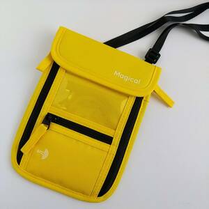 *SALE* unopened goods * smartphone case * passport case *. purse pochette * slim case [ yellow ]