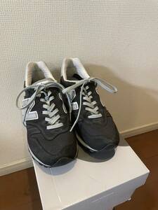 USA製 NEW BALANCE ニューバランス M1300AE スニーカー US7.5 25.5cm ブラック メッシュ×ピッグスキンスエード レザー