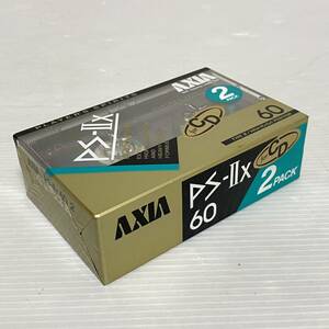 【未開封】AXIA PS-Ⅱx 60 2本セット HIGH POSITION カセットテープ TYPE-Ⅱ 希少品 入手困難