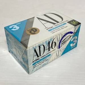 【未開封】TDK AD46 3本セット NORMAL POSITION カセットテープ TYPE-Ⅰ for CD スーパーローノイズ 入手困難