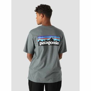 patagonia Tシャツ XL P-6 LOGO プラムグレー パタゴニア
