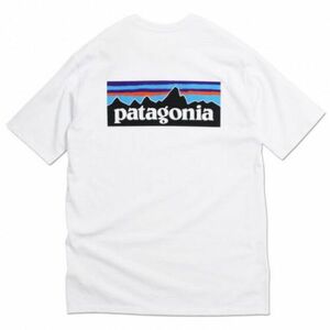 patagonia Tシャツ XXL P-6 LOGO ホワイト　パタゴニア