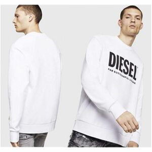 DIESEL スウェット L s gir division logo ホワイト