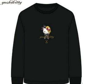 即決 ヨシキティ メンズロングスリーブTシャツ【LL】新品タグ付き YOSHIKITTY X JAPAN サンリオ ハローキティ ロンT 長袖Tシャツ 2L