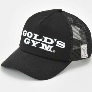 即決 ゴールドジム GOLD’S GYM メッシュキャップ 新品タグ付きの画像1