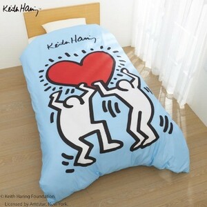  prompt decision Keith *he ring .. futon cover single long 150×210 tag equipped Keith Haring futon cover bedding 