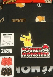 即決 ポケットモンスター ホゲータ×イーブイ 2枚組ボクサーブリーフ【L】新品タグ付き ポケモン パンツ