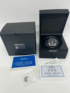 【稼働】SEIKO ASTRON セイコー アストロン SBXY013 8B63-0BA0 チタン 電波 ソーラー ネイビー デイト GST022101