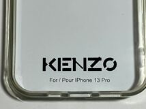 良品 KENZO TIGER iPhoneケース スマホケース iPhone 13Pro ケンゾー iPhone13 Pro ケース iPhone 13 Pro タイガー MADE IN FRANCE_画像4