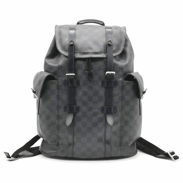 LOUIS VUITTON バックパック クリストファーPM N41379 ダミエグラフィット リュックサック ルイヴィトン バッグ ブラック 黒