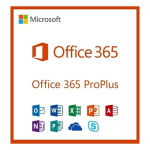 Microsoft Office 365 ProPlus　Mac&Win適用☆office 2016 アプリ対応☆PC5台+モバイル5☆正規ダウンロード版