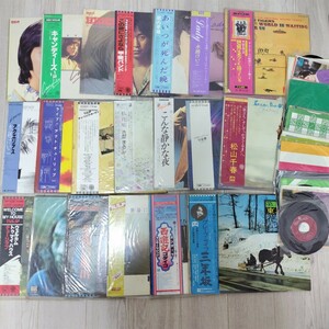 邦楽ポップス レコード大量まとめ売り LPレコード 西城秀樹 アリス 堀内孝雄 チューリップ キャンディーズ 甲斐バンド 歌謡曲 昭和レトロ